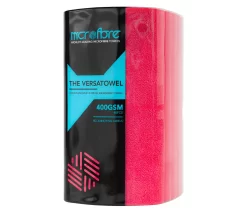 Mcrofbre - Versatowel Ultra Plush 400GSM Microfibre Cloths - 40 Pack -Car Accessories Store mcrofbre versatowel pink