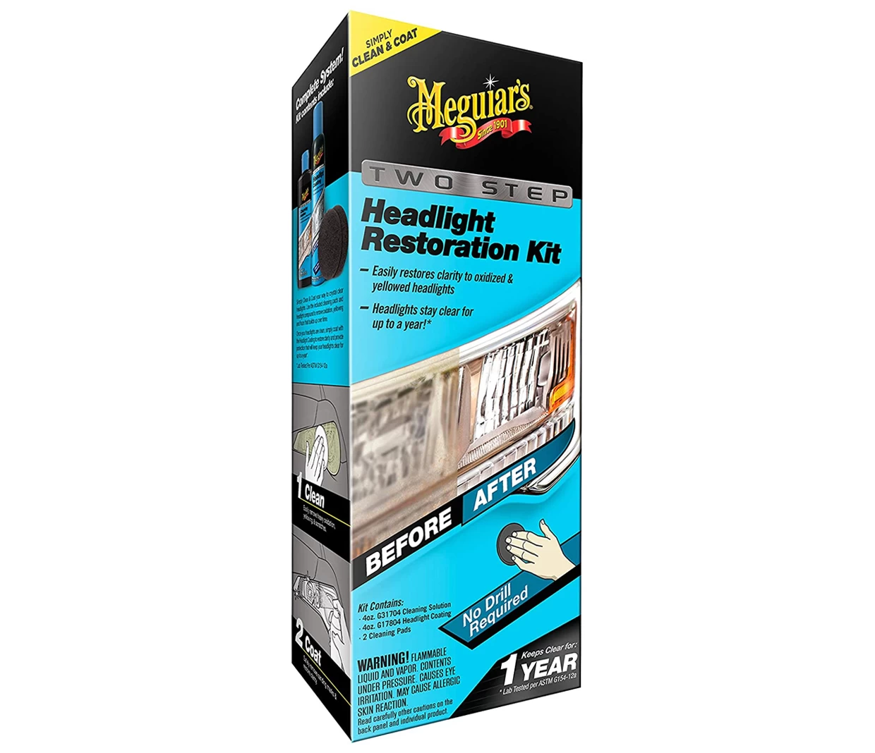 Meguiars - Two Step Headlight Restoration Kit 1 Meguiars - Two Step Headlight Restoration Kit